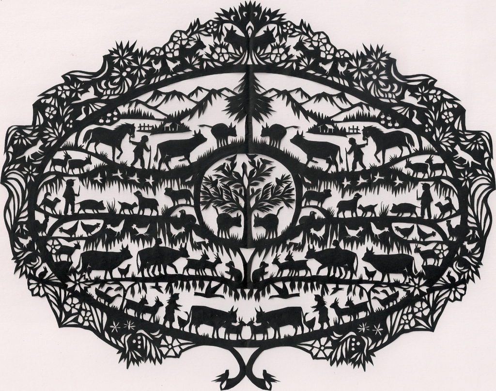 Scherenschnitte grössere Scherenschnitte